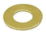 WASHER FLAT RND BRASS 1/2 X 1 X 16G 